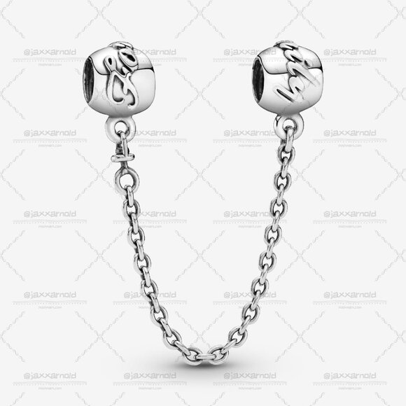 Pandora Family Forever Safety Chain Charm - Picture 1 of 3